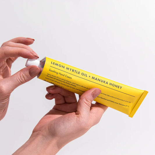 Natural Hand Cream | Soothing | Lemon Myrtle Oil + Manuka Honey | 100ml | 天然護手霜 | 舒緩 | 檸檬桃木精油 + 麥盧卡蜂蜜 | 100毫升