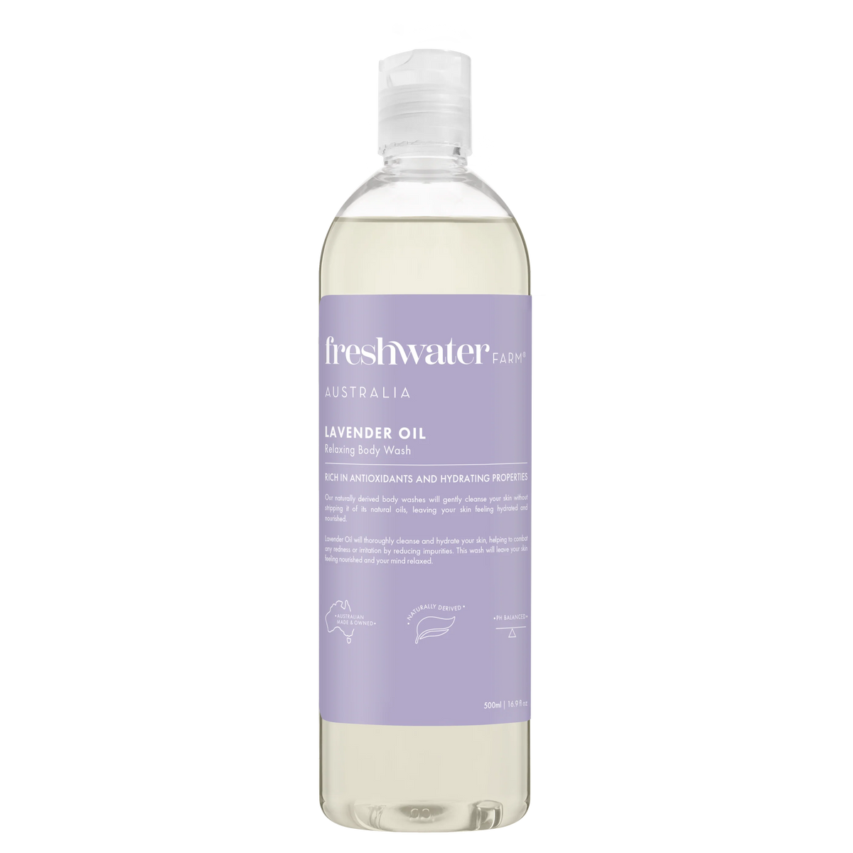Natural Body Wash | Relaxing | Lavender Oil | 500ml | 天然沐浴露 | 舒緩 | 薰衣草精油 | 500毫升