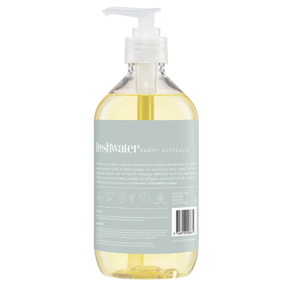 Natural Hand Wash | Anti-Bacterial | Lemon Tea Tree Oil | Ingredients | 天然洗手液 | 抗菌 | 檸檬 茶樹油 | 成分