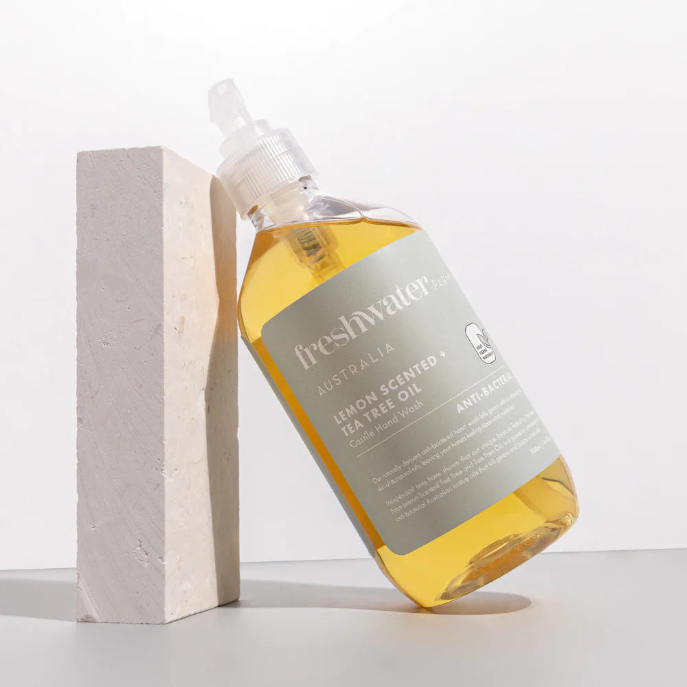 Natural Hand Wash | Anti-Bacterial | Lemon Tea Tree Oil | 500ml | 天然洗手液 | 抗菌 | 檸檬 茶樹油 | 500毫升 
